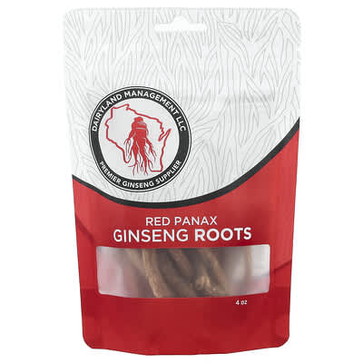 Dairyland Ginseng, Red Ginseng Root, 4 oz.