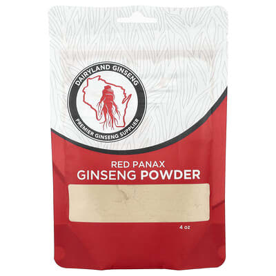 Dairyland Ginseng, Red Ginseng Powder, 4 oz.