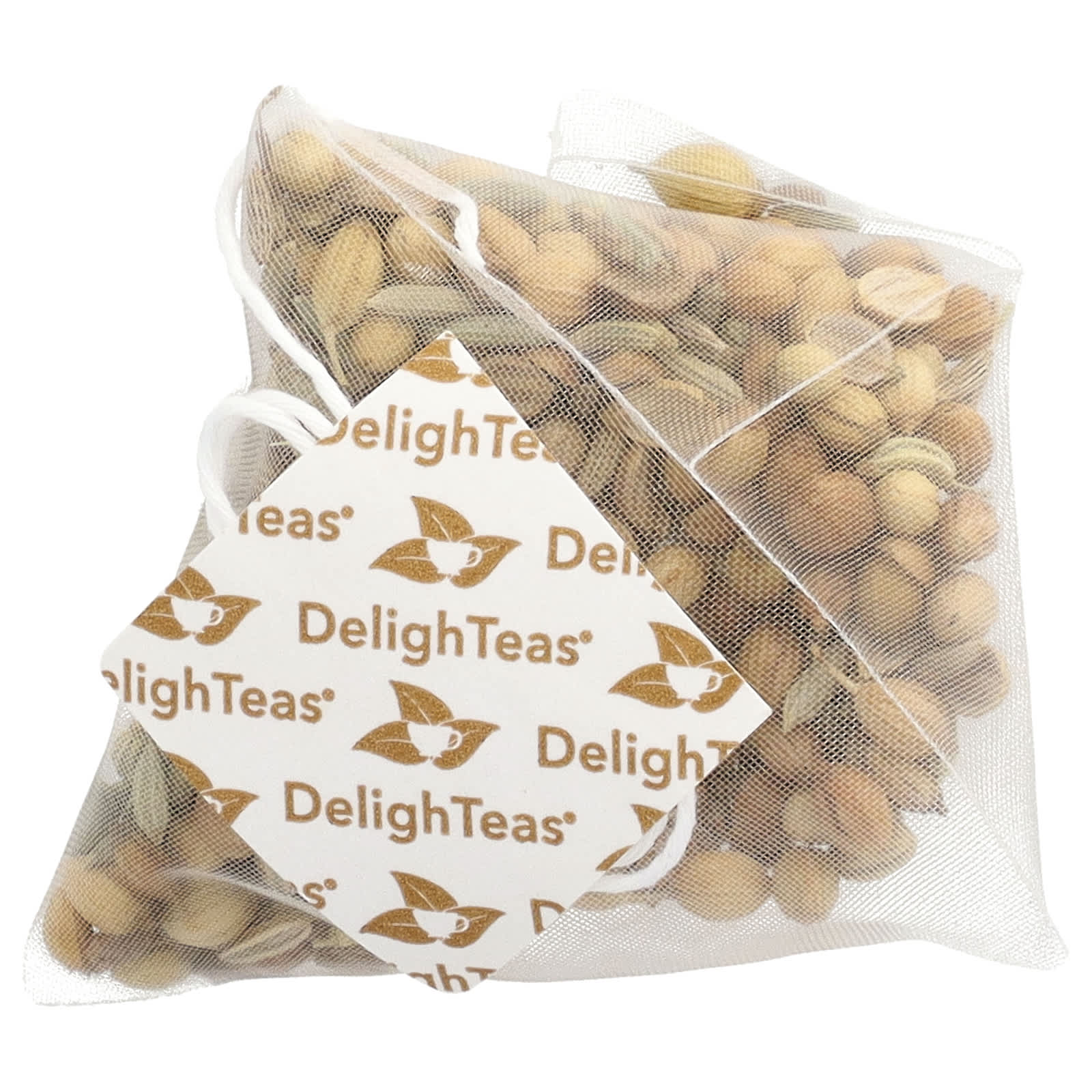 DelighTeas, Ayurvedic Cumin Coriander & Fennel, Herbal Detox Tea, Caffeine Free, 30 Luxury Pyramid Tea Bags, 4.2 oz (120 g)