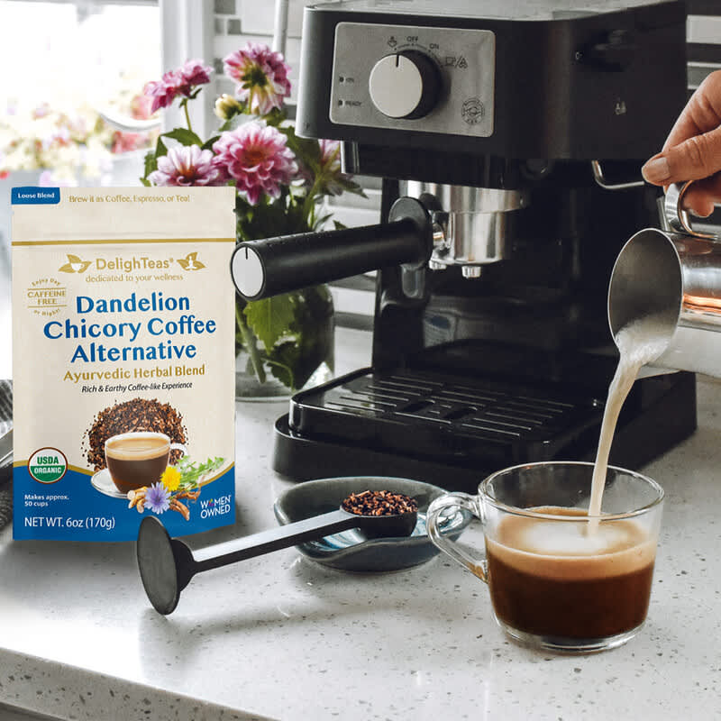 Ayurvedic Herbal Blend, Dandelion Chicory Coffee Alternative