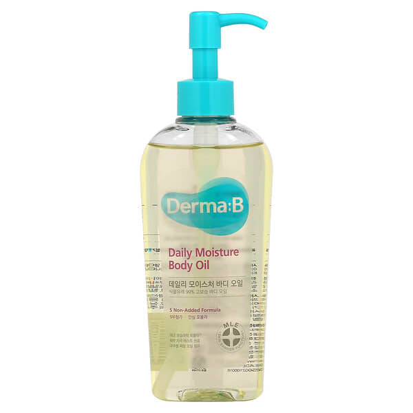 Derma:B, デイリーモイスチャーボディオイル、200 ml（6.76 fl oz）