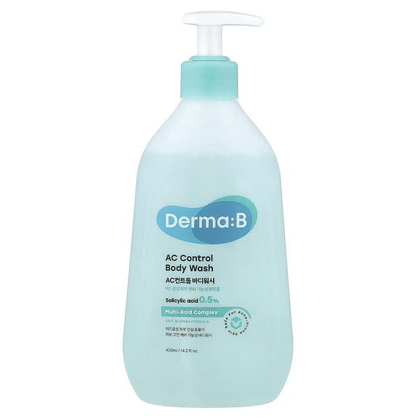 Derma:B, AC 컨트롤 바디 워시, 420ml(14.2fl oz)