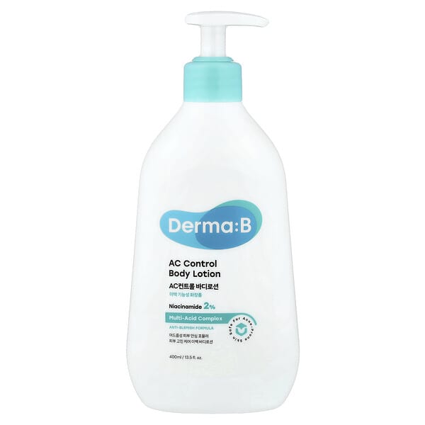 Derma:B, AC 컨트롤 바디 로션, 400ml(13.52fl oz)