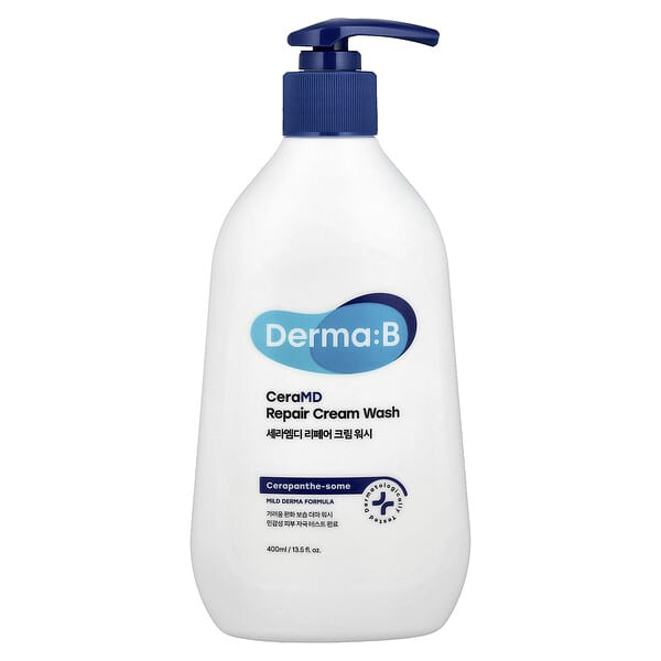 Derma:B, CeraMD 리페어 크림 워시, 400ml(13.5fl oz)