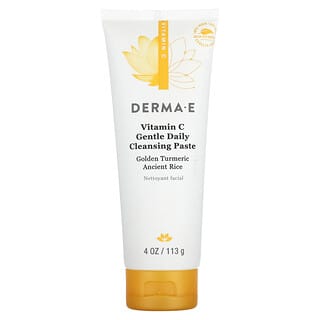 DERMA E, Vitamin C Gentle Daily Cleansing Paste, sanfte tägliche Reinigungspaste, 113 g (4 oz.)