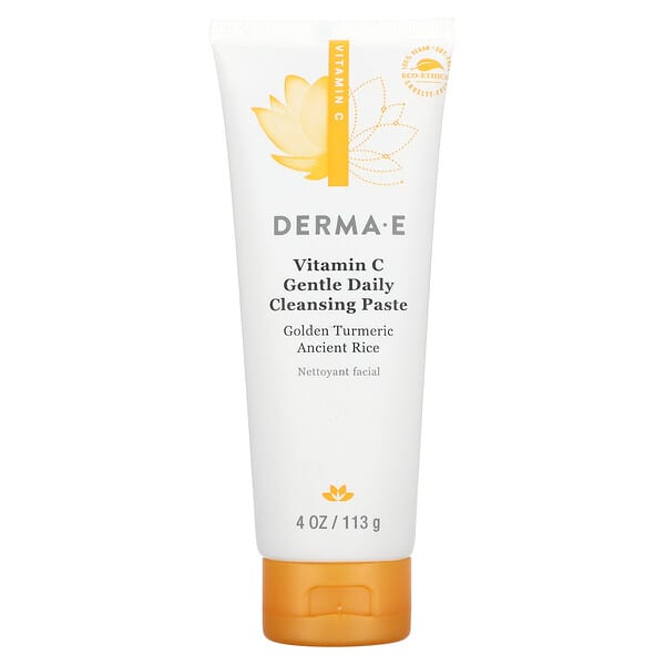 Derma E, Vitamin C, Gentle Daily Cleansing Paste, 4 oz (113 g)