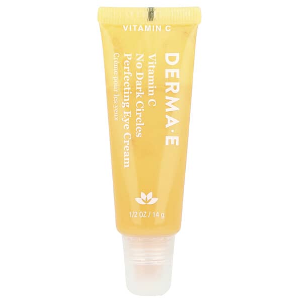 DERMA E, 비타민C, 노 다크서클 퍼펙팅 아이 크림, 14g(0.5oz)