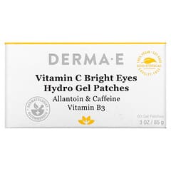 DERMA E, Vitamin C Bright Eyes Hydro Gel Patches, 60 Patches