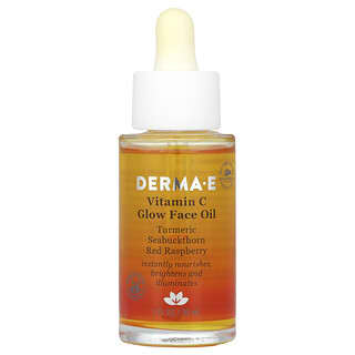 DERMA E, Óleo Facial para Luminosidade com Vitamina C, 30 ml (1 fl oz)