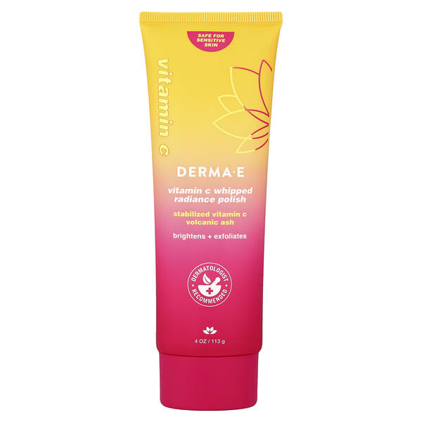 DERMA E, 비타민C 휩트 래디언스 폴리시, 모든 피부용, 113g(4oz)
