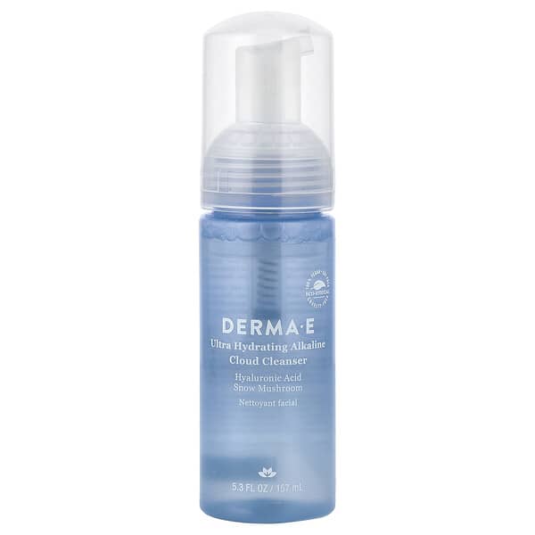 DERMA E, Ultra Hydrating Alkaline Cloud Cleanser, 5.3 fl oz (157 ml)