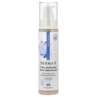 DERMA E, 超保湿水润皮肤精华，2 液量盎司（60 毫升）