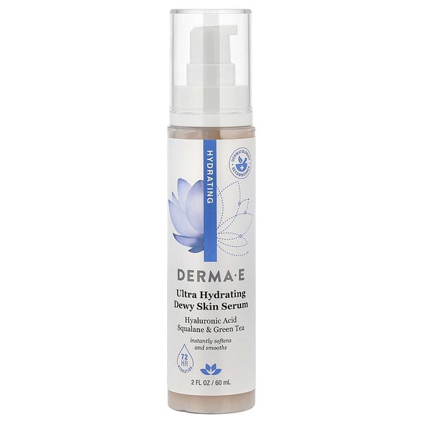 DERMA E （ダーマ E）, ウルトラ ハイドレーティング デューイ スキン セラム、60ml（2液量オンス）