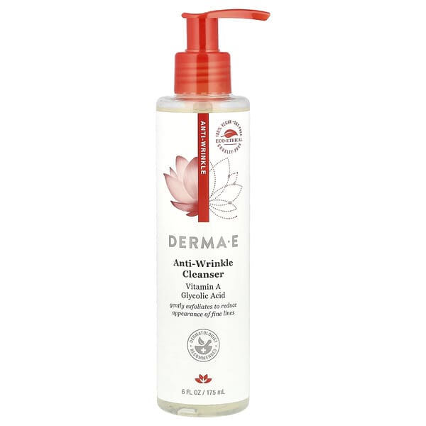DERMA E, 안티 링클 클렌저, 175ml(6fl oz)
