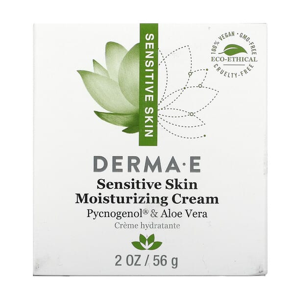 Derma E, 敏感肌保湿クリーム、56g（2オンス）