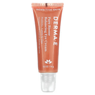DERMA E, Pure Biome Crème équilibrante pour les yeux, 14 g