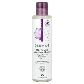 DERMA E, Limpiador antioxidante reafirmante para la piel, 175 ml (6 oz. Líq.)
