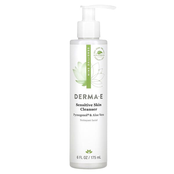 Derma E, 敏感肌用スキンクレンザー、175ml（6液量オンス）