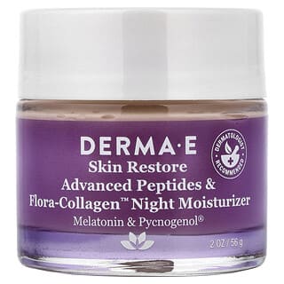 DERMA E, Առաջադեմ պեպտիդների և բլորայի կոլագենի խոնավեցնող միջոց™  գիշերային խոնավեցնող միջոց, 56 գ