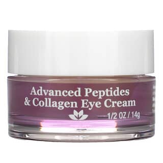 Derma E, Crème pour les yeux avec peptides et collagène, 1/2 oz (14 g)