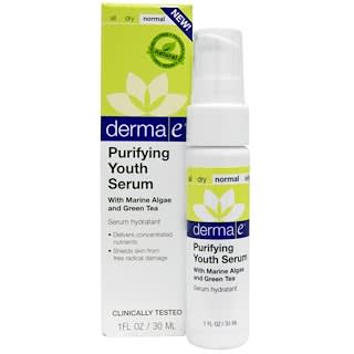 DERMA E, Purifying Youth Serum, 1 fl oz (30 ml)