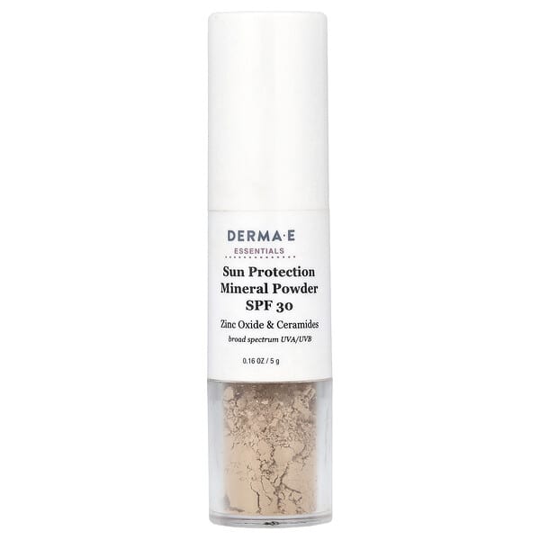DERMA E, Essentials, 자외선 차단 미네랄 파우더, SPF 30, 5g(0.16oz)