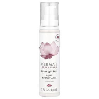 DERMA E, Peeling de nuit, Exfoliant pour le visage, 60 ml