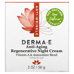 DERMA E, Crema antienvejecimiento y regenerativa de noche, 56 g (2 oz)