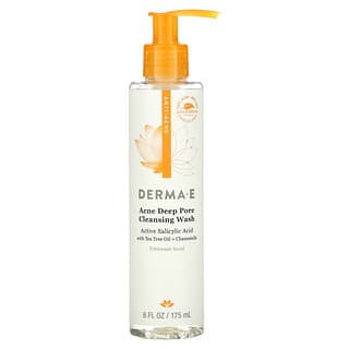 DERMA E, Acne Deep Pore Cleansing Wash, 6 fl oz (175 ml)