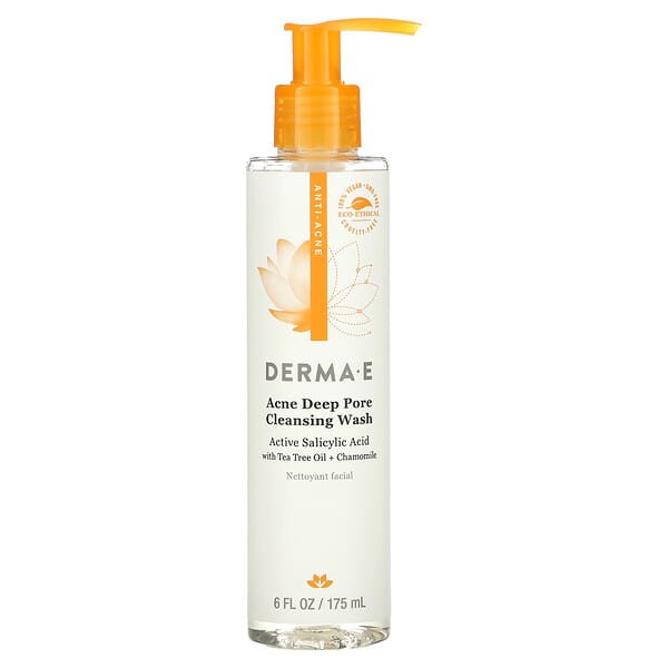 DERMA E, Akne Deep Pore Cleansing Wash, 175 ml (6 fl. oz.)