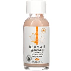 DERMA E, Tratamiento con azufre para las manchas, 30 ml (1 oz. Líq.)