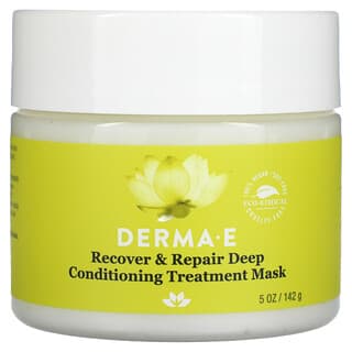 DERMA E, Восстанавливающая и восстанавливающая маска для глубокого кондиционирования, 142 г (5 унций)