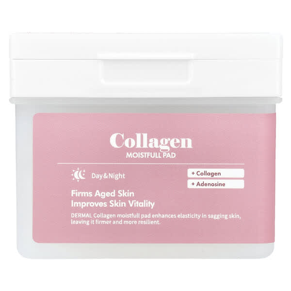 Dermal, Collagen Moistfull Pad, 120 Micro-Hole Pads