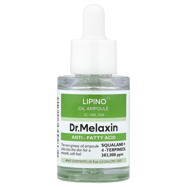 Dr.Melaxin, 리피노 오일 앰플, 지성 및 민감성 피부용, 30ml(1.01fl oz)