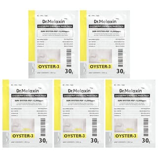 Dr.Melaxin, Oyster Pep-3, Masque de beauté régénérant, 5 masques, 30 g chacun