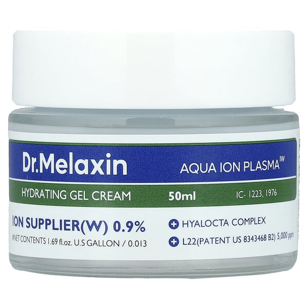 Dr.Melaxin, 아쿠아 이온 혈장 하이드레이팅 젤 크림, 50ml(1.69fl oz)