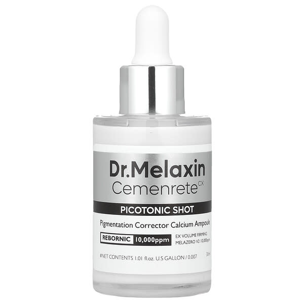 Dr.Melaxin, Cemenrete, 피코토닉 샷 색소 침착 코렉터 칼슘 앰플, 30ml(1.01fl oz)