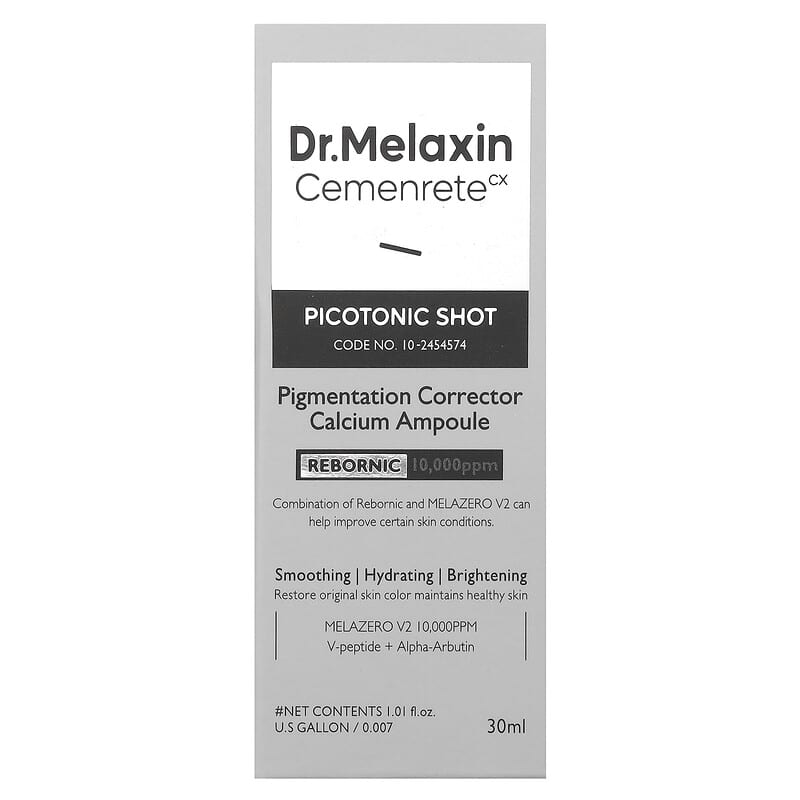 Cemenrete, Picotonic Shot Pigmentation Corrector Calcium Ampoule