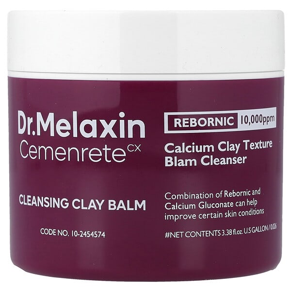 Dr.Melaxin, Cemenrete 클렌징 클레이 밤, 100ml(3.38fl oz)