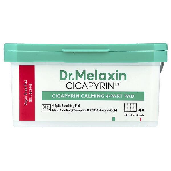 Dr.Melaxin, 시카피린 카밍 4단계 패드, 80매