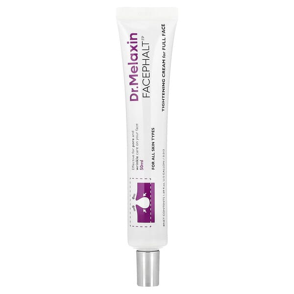 Dr.Melaxin, Facephalt, 얼굴 전체용 타이트닝 크림, 모든 피부용, 50ml(1.69fl oz)