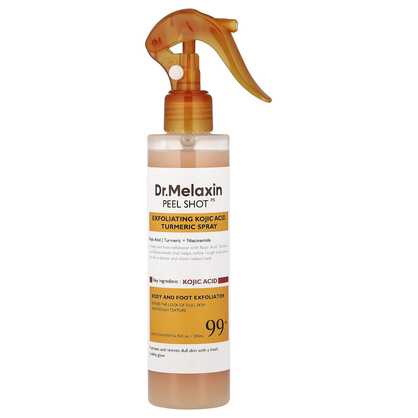 Peel Shot, Peeling-Spray mit Kojisäure und Kurkuma, 200 ml (6,76 fl. oz.)