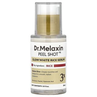 Dr.Melaxin, Sérum de riz blanc Peel Shot Glow, Tous types de peau, 30 ml