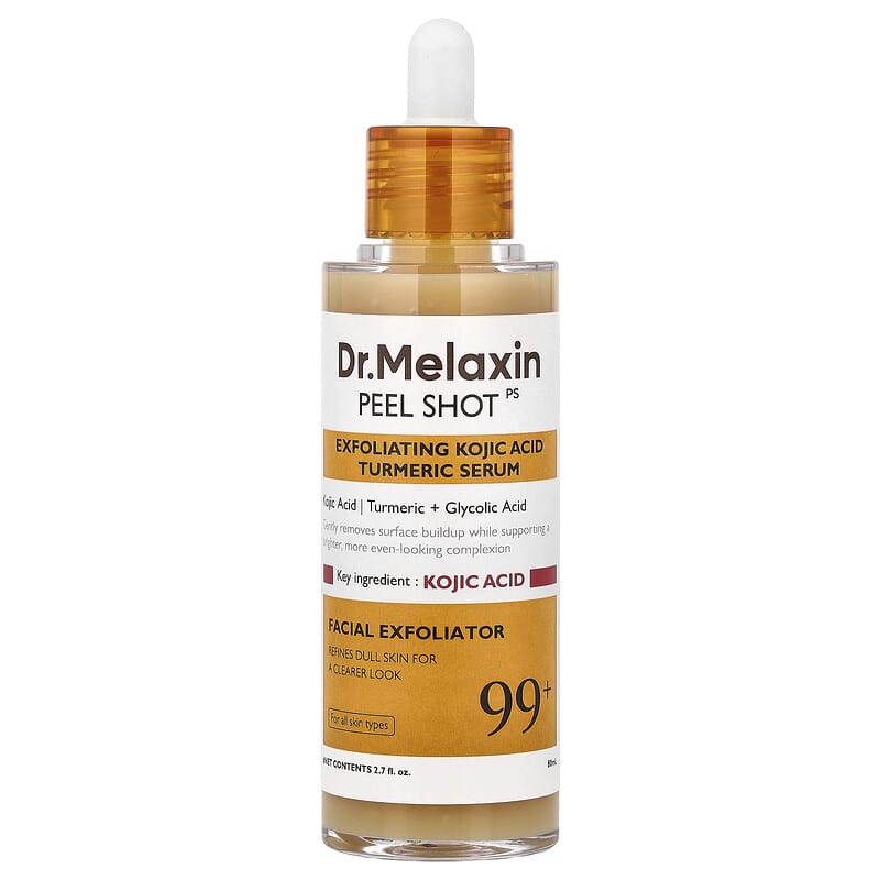 Peel Shot, Exfoliating Kojic Acid and Turmeric Serum, For All Skin