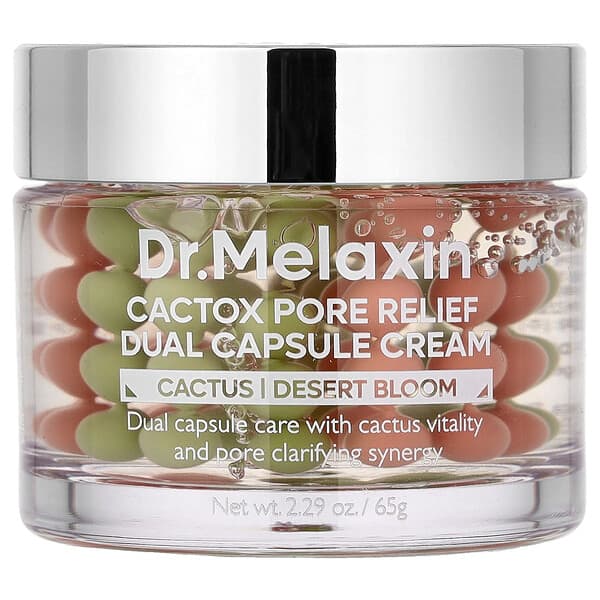 Dr.Melaxin, Cactox Pore Relief Dobbeltkapselcreme, 65 g