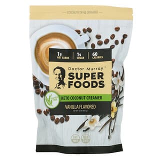 Dr. Murray's, Super Foods, Keto Coconut Creamer, Vanilla, 16 oz (453.5 g) 