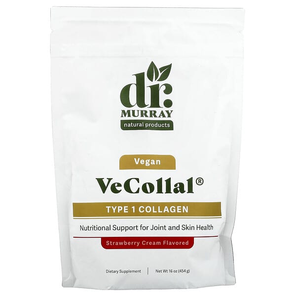 VeCollal®, Vegan Type 1 Collagen, Strawberry Cream, 16 oz (454 g)