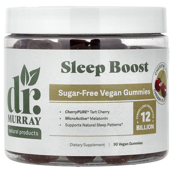 Sleep Boost Gummies, Cherry, 90 Vegan Gummies
