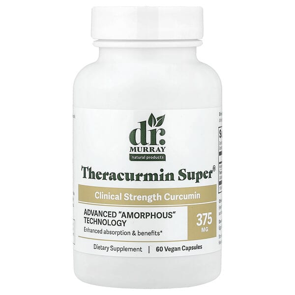 Dr. Murray's, Theracurmin Super®, 임상 효능이 있는 커큐민, 베지 캡슐 60정