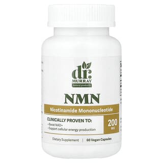 Dr. Murray's, NMN, 200 mg, 60 Kapsul Vegan